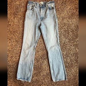 Abercrombie high rise vintage flare